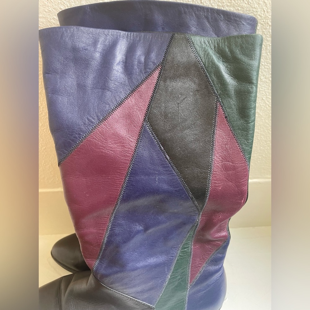 Vintage Leather Boots - Picture 2 of 6